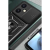 Vivo Y27 Kılıf Pars Lens Yüzüklü  - Siyah