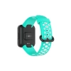 Watch 2 Spor Delikli Kordon - Turkuaz-beyaz