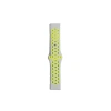 Watch 20mm Spor Delikli Kordon - Gri-yeşil