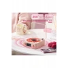 Wes Nostalji Plak Görünümlü Bluetooth Hoparlör 3d Ses Daası Retro Müzik Plak Pembe