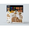 Wood City Blks Ahşap Şehir Blokları (Kayın Ağacı)
