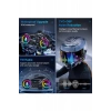 Y13 Motor Kask Kulaklık Rgb Modlu Ralu Motosiklet Kulaklık 5.3 Bluetooth Intercom