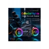 Y13 Motor Kask Kulaklık Rgb Modlu Ralu Motosiklet Kulaklık 5.3 Bluetooth Intercom
