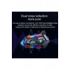Y20 Motor Kurye Kask Kulaklık Rgb Modlu Bluetoototosiklet Kulaklık 5.3 Bluetooth Interkom