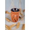 Yaprak Model El Yapımı Çömlek Buhurdanlık Tütsülük (74)