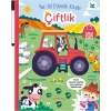 Yaz-Sil Etkinlik Kitabı - Çiftlik (Kalemli)