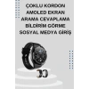 Yeni Nesil Sesli Görüşme Akıllı Saat ve Powerbank Çoklu Şarj Girişli Bluetooth Kulaklık Nabız Ölçer