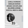Yeni Nesil Sesli Görüşme Akıllı Saat ve Powerbank Çoklu Şarj Girişli Bluetooth Kulaklık Nabız Ölçer