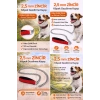 Zincir Köpek Gezdirme Kayışı Dalı Çelik & Ergonomik Tutma Saplı 2,5 mm-120 cm Kırmızı