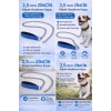 Zincir Köpek Gezdirme Kayışı Dalı Çelik & Ergonomik Tutma Saplı 2,5 mm-120 cm Mi