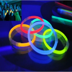 10 Adet Glow Stick Bracelet Fosforlu Kırılan Çubuk Bileklik