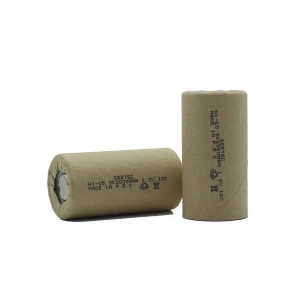 1.2V Nicd Sc 2000 Mah Kağıt Şarjlı Pil 10C Başsız/Flat Head (74)
