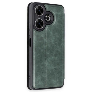 13 4g Kılıf Flip Cover - Koyu Yeşil