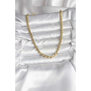 14K Gold Renk Kaplama Burgu Model CM Kadın Kolye