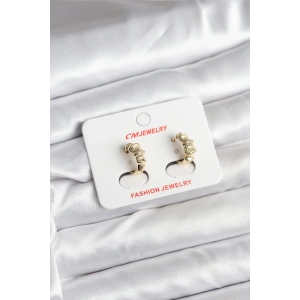 14K Gold Renk Kaplama CM Kadın Küpe