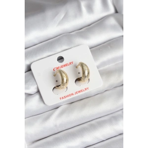 14K Gold Renk Kaplama CM Kadın Küpe