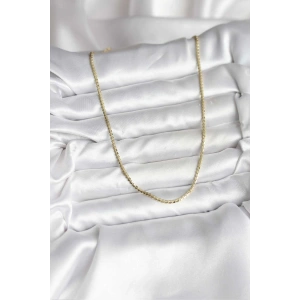 14K Gold Renk Kaplama Ezme Zincir Model CM Kadın Kolye