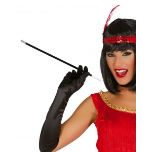 1920'ler 1990'lar Gatsby Kadın Aksesuar Seti – Kırmızı Charleston  Bandı ve Sigaralık