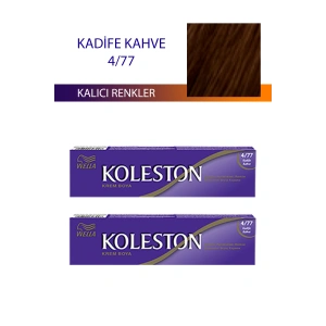 2 Adet Single Tüp Boya Saç Boyası Kadife Kahve 4/77 (74)