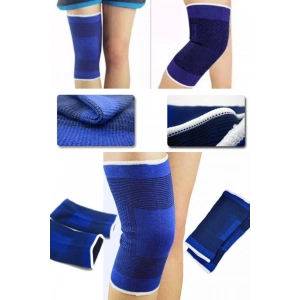 2 Li Elastik Dizlik - Egzersiz ve Spor Dizliği Büyük Boy 23 cm