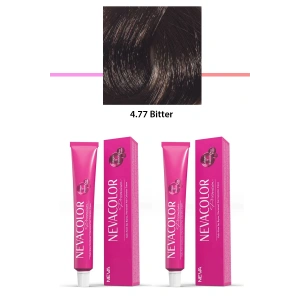 2 Li Set Premium 4.77 Bitter  Kalıcı Krem Saç Boyası 2 X 50 G Tüp (74)