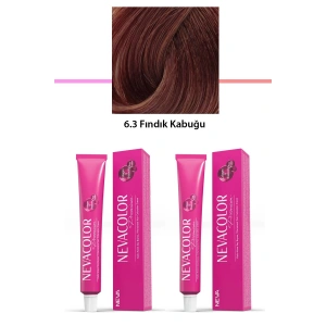 2 Li Set Premium 6.3 Fındık Kabuğu  Kalıcı Krem Saç Boyası 2 X 50 G Tüp (74)