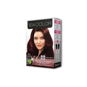 2 Tüp Krem Saç Boyası Seti Kestane Kızılı No:4.6 (74)