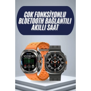 2025 Model Gelişmiş Özellikli Nabız Sensörlü Spor Takibi Yapabilen Titreşimli Saat