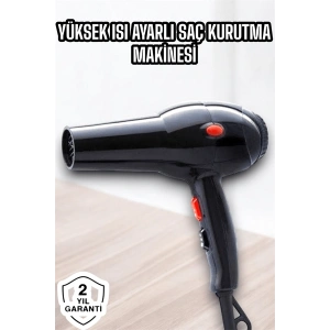 2200 Watt Profesyonel Saç Kurutma Makinesi Güçlü ve Dayanıklı Tasarım