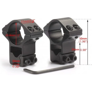 25.4mm dürbün için 11mm YÜKSEK Halı Ayağı