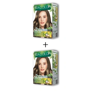 2X2 Tüp Krem Saç Boyası Seti Açık Kumral No:8.0 (74)