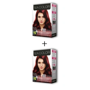 2X2 Tüp Krem Saç Boyası Seti Amazon Kızılı No:55.46 (74)