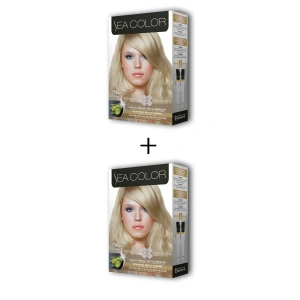2X2 Tüp Krem Saç Boyası Seti Platin Sarısı No:0.1 (74)