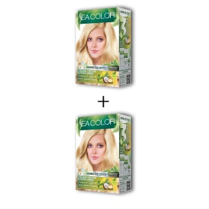 2X2 Tüp Krem Saç Boyası Seti Sedef Sarı No:10.0 (74)
