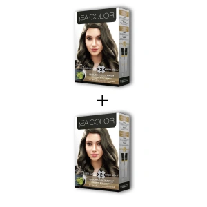 2X2 Tüp Krem Saç Boyası Seti Yoğun Açık Küllü Kumral No:8.11 (74)