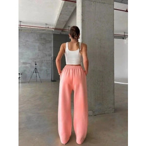 3 iplik şardonlu oversize eşofman somon