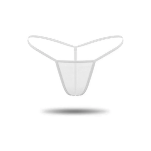 3lü Renkli Transparan Tül String Tanga TM0369