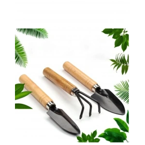 3 Parça  Hobi Seti - Bahçe Saksı Sukulent  Bakım Çapa-Tırmık-Kürek