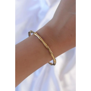316L Çelik Gold Renk Kemik Model Bileklik