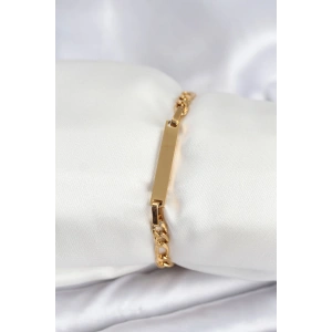 316L Çelik Gold Renk Yazı Yazmaya Uygun Kadın Bileklik