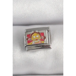 316L Çelik Gümüş Renk Renkli Çocuk İşlemeli Nomination Charm