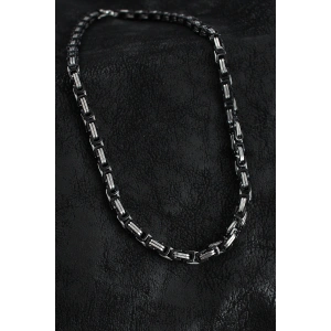 316L Çelik Kral Zincir Model Gümüş Renk Erkek Kolye