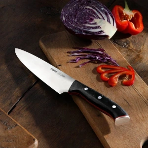 32160 Elite Şef Bıçağı 19 Cm - Perçinli Kahverengi Kompozit Sap