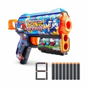 36648 X-Shot Skins Flux Sonic The Hedgehog 8 li Sünger Dart Atan  21 cm -Sunman