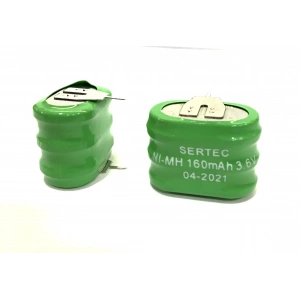3.6V 3S1P 160 Mah 2 Pin Nımh Buton Pil (74)