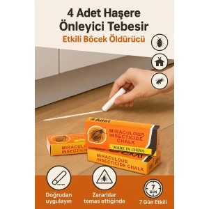 4 Adet Haşere Tebeşiri Böcek Önleyici Tebeşir Etkili Hamam Böceği Ve Karınca Kovucu (74)