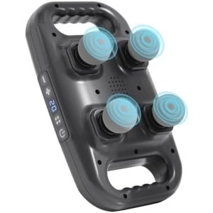 4 Başlıklı Masaj Sı - Ergonomik Derin Doku Sırt Ve Boyun Masaj Aleti Ağrı Ve Sızı