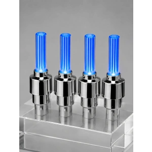4lü Araç Sibop LED Işığı Otomatik Açılan Lastik Işığı Seti