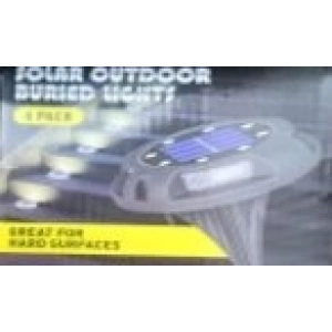 4lü Solar Panelli Kazıklı Zemin Solar Ledi 8+4 Led Gün Işığı