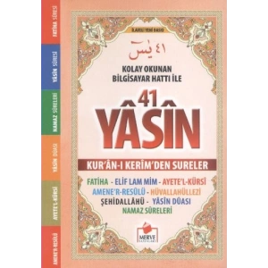 41 Yasin Kolay Okunan Bilgisayar Hatlı (Cep Boy)